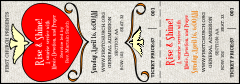 Big Heart White Reserved Event Ticket