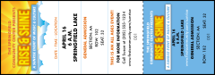 Sunrise Clouds Reserved Event Ticket