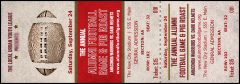 Football Red Reserved Event Ticket
