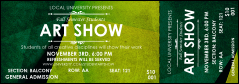 Abstract Reserved Event Ticket