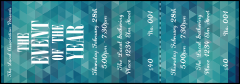All Purpose Blue Event Ticket