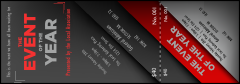 Red and Silver Reserved Event Ticket