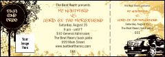 Hip Hop Concert General Admission Ticket