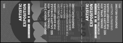 Portland General Admission Ticket (black and white)