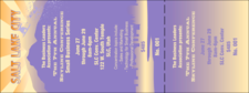 Salt Lake Event Ticket