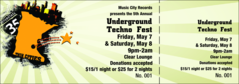 Twin Cities Event Ticket