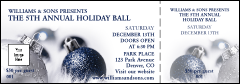 Christmas Ornament Event Ticket