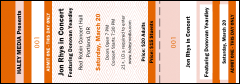 Orange Two-Tone General Admission Ticket
