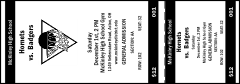 Basketball Reserved Event Ticket