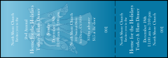 Christmas Angel General Admission Ticket with full bleed.