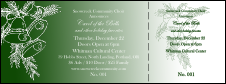 Christmas Bells General Admission Ticket with full bleed