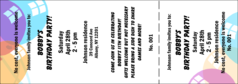 Balloon Ticket 002