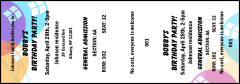 Balloon White Reserved Event Ticket