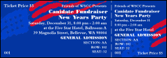 American Flag 001 Reserved Event Ticket