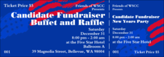 American Flag Ticket 003