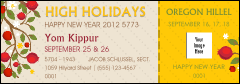 High Holidays Yom Kippur Event Ticket 1