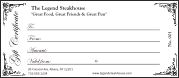 Black and White Gift Certificate 001