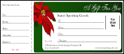 Christmas Poinsettia Gift Certificate 001