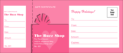 Present Gift Certificate 007