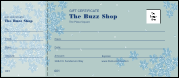 Country Flowers Gift Certificate 002