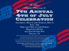 American Flag Invitation 001