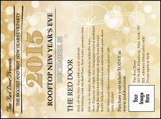 Gold Glitter Invitation