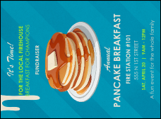 Pancake Stack Invitation