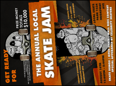 Skateboarding Invitation