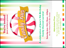 Candy Invitation