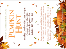 Pumpkin Patch Invitation