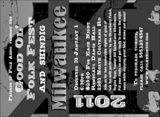 Milwaukee Invitation (Black and White)