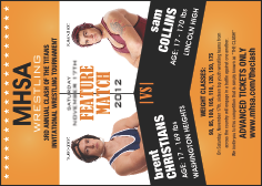 Versus Orange Postcard
