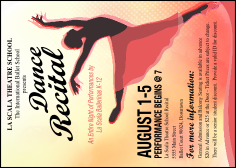 Dance Silhouette Postcard