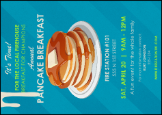 Pancake Stack Postcard
