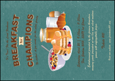 Breakfast Postcard