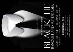 Black Tie Postcard Black Tie Postcard