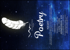 Poetry Quill Postcard