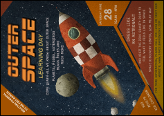 Spaceship Postcard