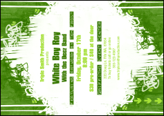 Hip Hop Green Postcard