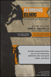 Climbing Poster