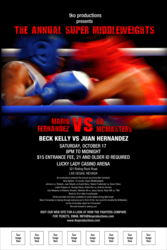 Boxing Event Poster