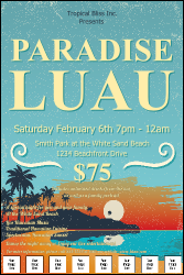 Beach Logo Poster