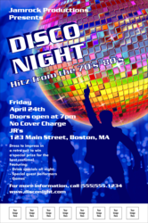 Disco Logo Poster