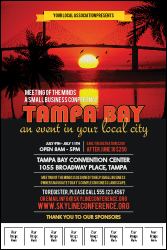 Tampa Bay Sunset Logo Poster