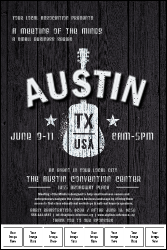 Austin Music Logo Poster