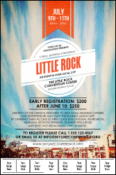 Little Rock Logo Poster