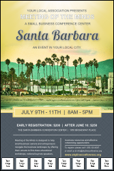 Santa Barbara Logo Poster