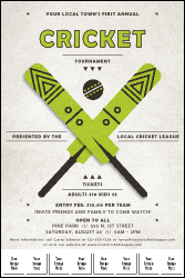 Cricket Logo Poster