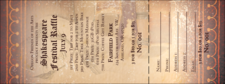 Performing Arts Raffle Ticket