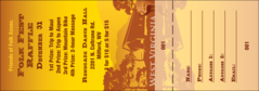 West Virginia Raffle Ticket